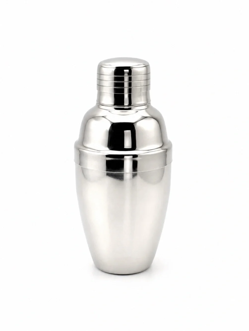 Stainless Steel 3 Piece Mirror Finish Small Cocktail Shaker 5.5